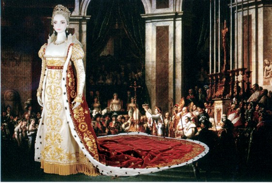 皇后ジョセフィーヌの大儀礼服　（復元）