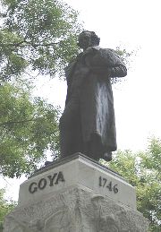 ゴヤ銅像