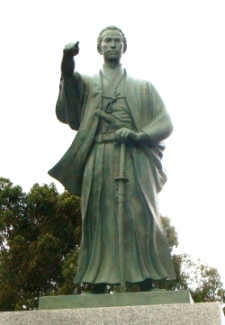 勝海舟　銅像