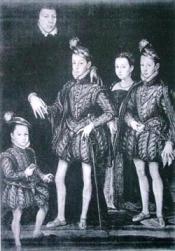 王妃カトリーヌと子供たち